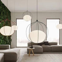 Suspension LED colorée avec sphère en verre Clear Glow | Marco Lucetti