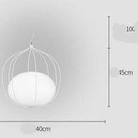 Suspension LED colorée avec sphère en verre Clear Glow | Marco Lucetti Blanc