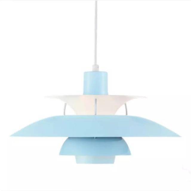Suspension LED Colorée Umbrella | Marco Lucetti Bleu / 35cm / Chaude