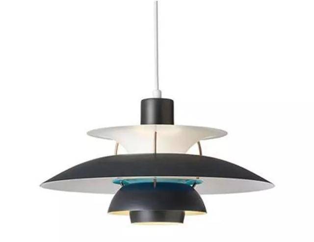 Suspension LED Colorée Umbrella | Marco Lucetti Noir / 35cm / Chaude