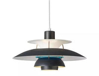 Suspension LED Colorée Umbrella | Marco Lucetti Noir / 35cm / Chaude