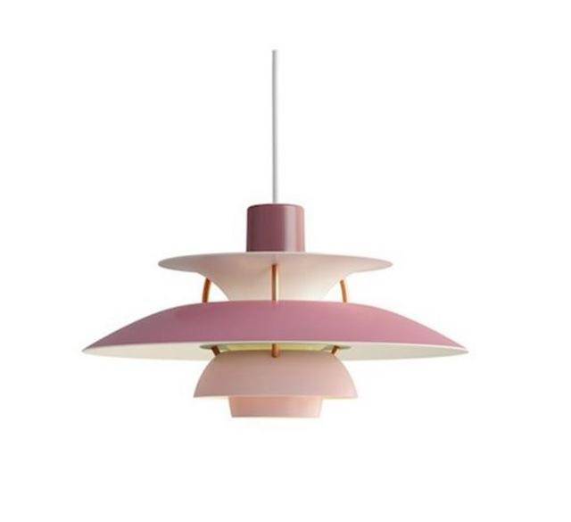 Suspension LED Colorée Umbrella | Marco Lucetti Rose / 35cm / Chaude