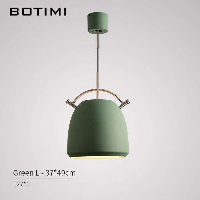 Suspension LED Colorful Design | Marco Lucetti Vert - 37x49cm