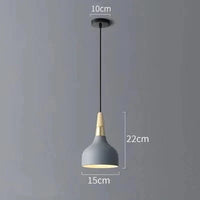 Suspension LED ColorMetal | Marco Lucetti Gris foncé / Blanc froid