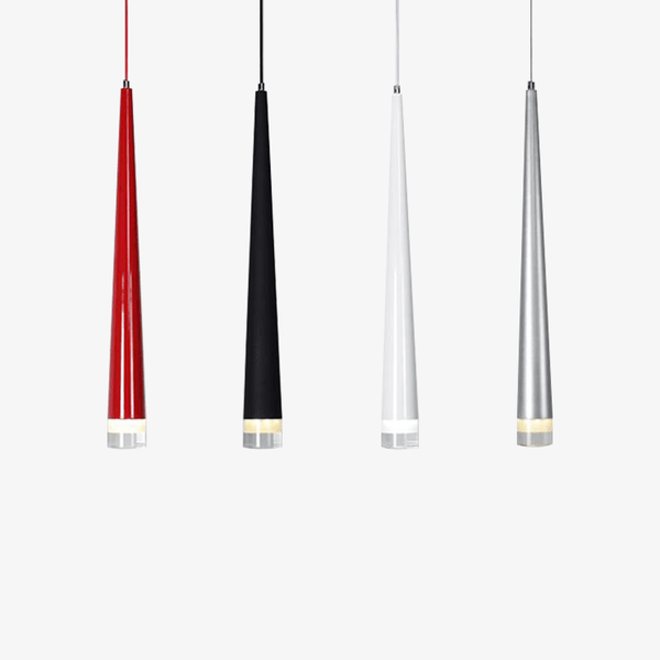 Suspension LED Cone Colorée | Marco Lucetti Blanc / 3W