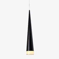 Suspension LED Cone Design | Marco Lucetti Noir / Froide