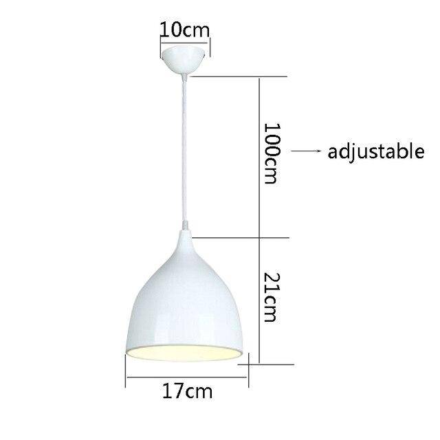 Suspension LED Conic Colorful Hanging | Marco Lucetti Blanc - 17cm