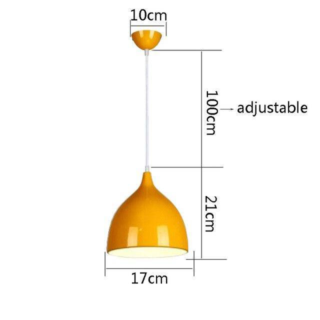 Suspension LED Conic Colorful Hanging | Marco Lucetti Jaune - 17cm