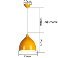 Suspension LED Conic Colorful Hanging | Marco Lucetti Jaune - 25cm