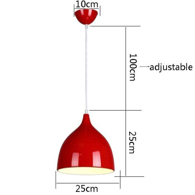 Suspension LED Conic Colorful Hanging | Marco Lucetti Rouge - 25cm