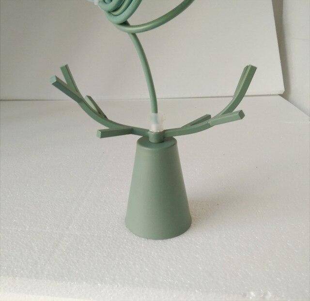 Suspension LED Conique aux Cornes Lumineuses | Marco Lucetti Vert