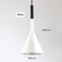 Suspension LED Conique Colorée | Marco Lucetti Blanc