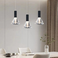 Suspension LED Conique en Acrylique: Design Moderne | Marco Lucetti