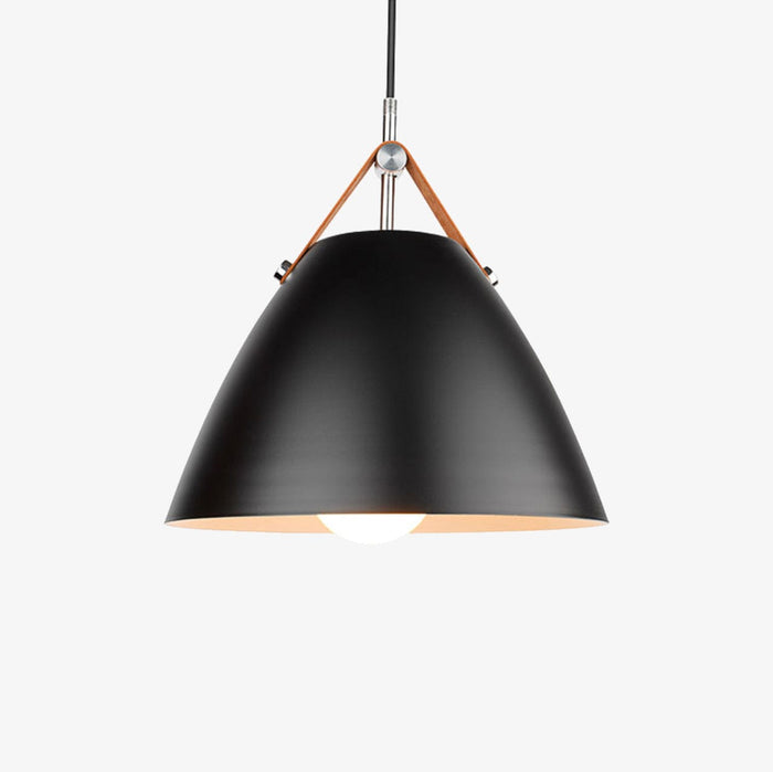 Suspension LED Conique Métallisée pour Restaurants | Marco Lucetti Noir