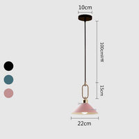 Suspension LED conique moderne "Many" | Marco Lucetti Rose