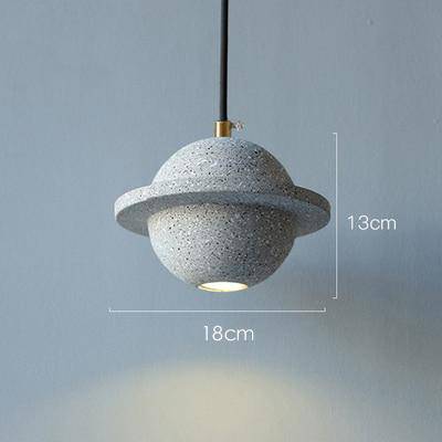 Suspension LED Creative en ciment coloré | Marco Lucetti A - 12W / Blanc