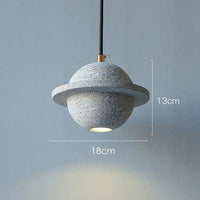 Suspension LED Creative en ciment coloré | Marco Lucetti A - 12W / Blanc