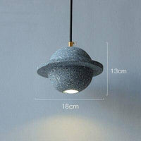 Suspension LED Creative en ciment coloré | Marco Lucetti A - 12W / Gris