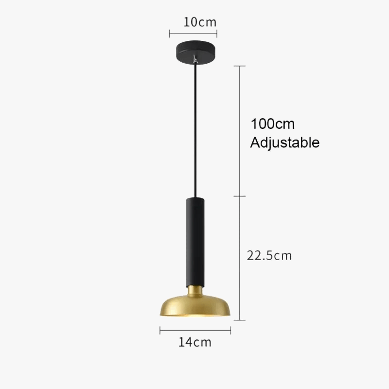 Suspension LED Créative en Laiton | Marco Lucetti