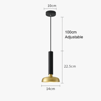 Suspension LED Créative en Laiton | Marco Lucetti