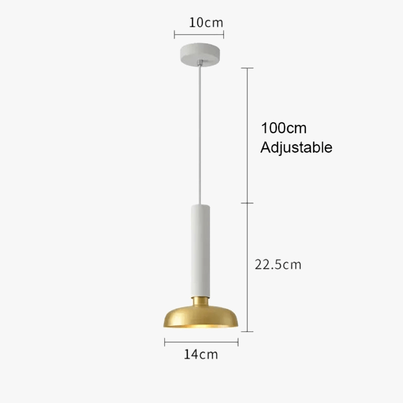 Suspension LED Créative en Laiton | Marco Lucetti