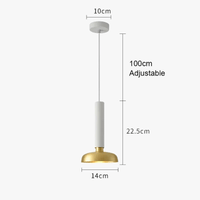 Suspension LED Créative en Laiton | Marco Lucetti