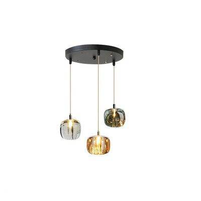 Suspension LED Creative Glass | Marco Lucetti 3 lampes - rond - mixte