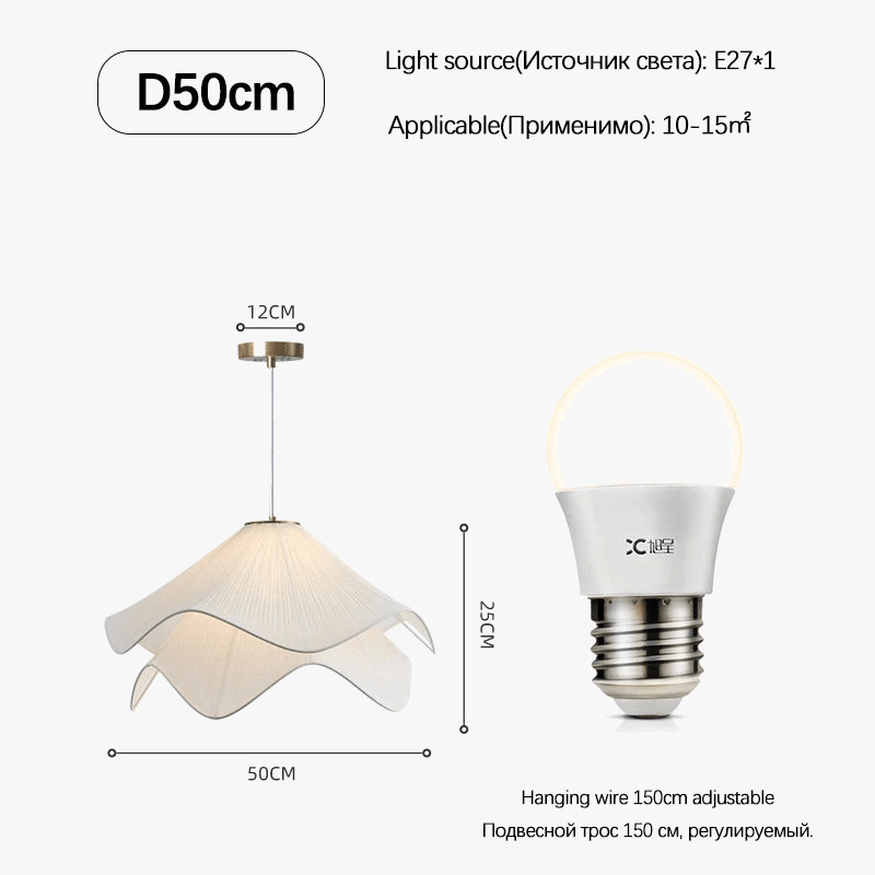  Suspension LED Crème Moderne pour un Éclairage Chaleureux et Romantique | Marco Lucetti