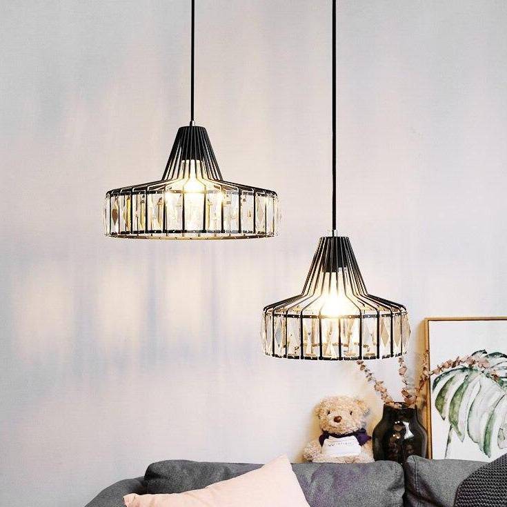 Suspension LED Cristal Géométrique "Crystal Hang" | Marco Lucetti