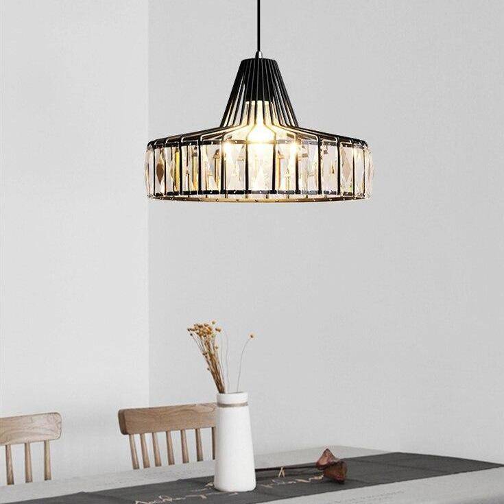Suspension LED Cristal Géométrique "Crystal Hang" | Marco Lucetti