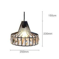 Suspension LED Cristal Géométrique "Crystal Hang" | Marco Lucetti A - 1 lampe