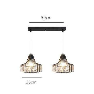 Suspension LED Cristal Géométrique "Crystal Hang" | Marco Lucetti A - 2 lampes