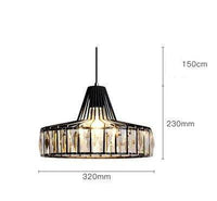 Suspension LED Cristal Géométrique "Crystal Hang" | Marco Lucetti B - 1 lampe