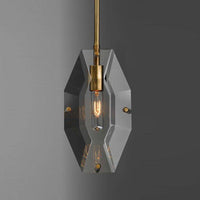 Suspension LED Crystal Gold Loft | Marco Lucetti