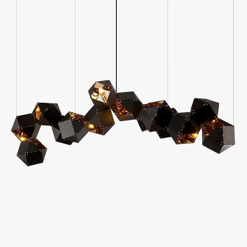 Suspension LED Cube Art Déco Style - Saison Assortie | Marco Lucetti