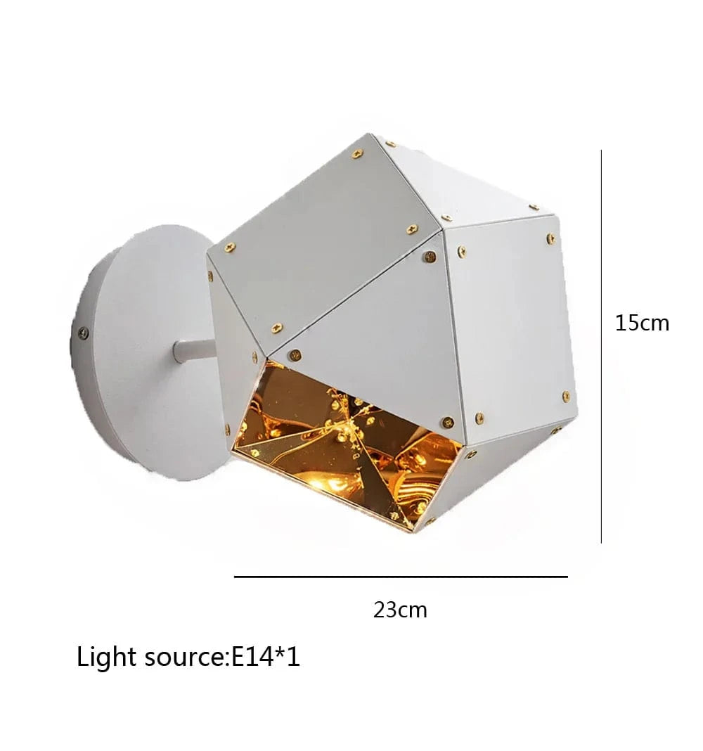 Suspension LED Cube Art Déco Style - Saison Assortie | Marco Lucetti Applique A / Dimmable