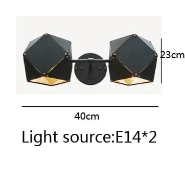 Suspension LED Cube Art Déco Style - Saison Assortie | Marco Lucetti Applique D / Lumière chaude