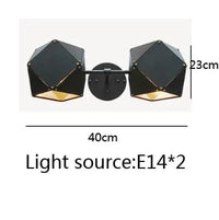 Suspension LED Cube Art Déco Style - Saison Assortie | Marco Lucetti Applique D / Lumière chaude