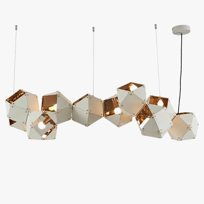 Suspension LED Cube Art Déco Universelle - Style Brandé | Marco Lucetti