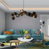 Suspension LED Cube Art Déco Universelle - Style Brandé | Marco Lucetti