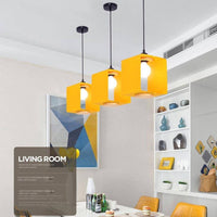 Suspension LED Cube Colorée Creative | Marco Lucetti