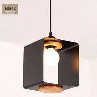 Suspension LED Cube Colorée Creative | Marco Lucetti Noir