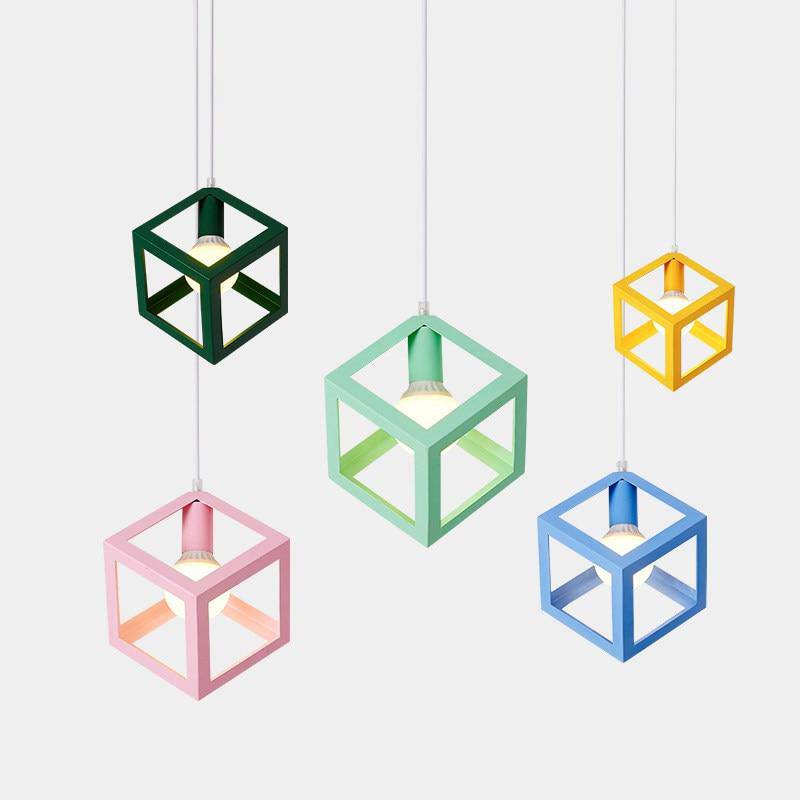 Suspension LED Cube Design en Métal | Marco Lucetti