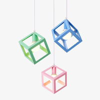 Suspension LED Cube Design en Métal | Marco Lucetti