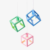 Suspension LED Cube Design en Métal | Marco Lucetti