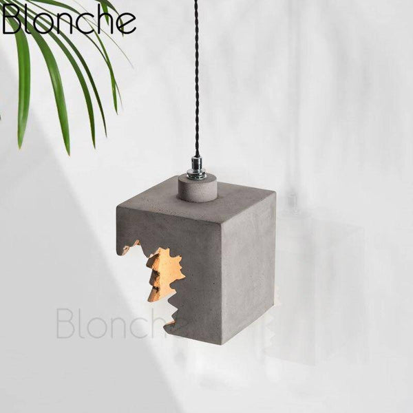 Suspension LED Cubique Grise Loft | Marco Lucetti