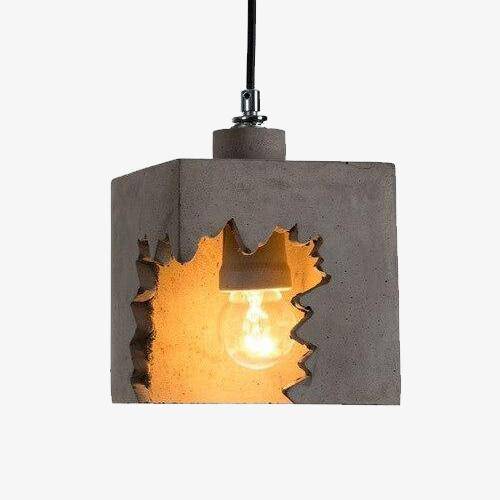 Suspension LED Cubique Grise Loft | Marco Lucetti