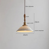 Suspension LED Cuivre et Bois : Décoration Intérieure Moderne | Marco Lucetti Céramique 11 / 4W (Max100W)