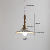 Suspension LED Cuivre et Bois : Décoration Intérieure Moderne | Marco Lucetti Céramique 3 / 4W (Max100W)