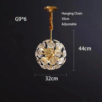 Suspension LED Cuivre Luxe | Marco Lucetti Suspendu 32cm / Lumière naturelle